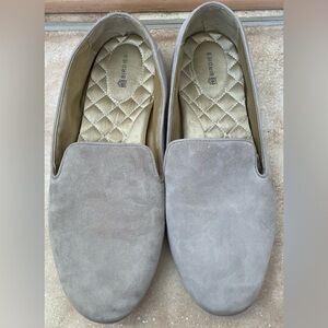 Birdies The Starling Latte Suede Leather Slip on Loafer Comfort Shoes Size 9.5